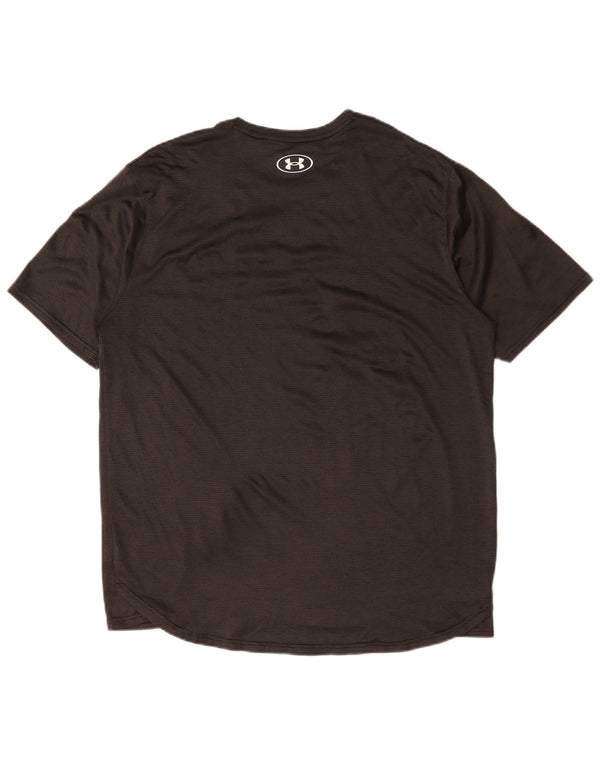T-shirt grafica da uomo Under Armour grande nera