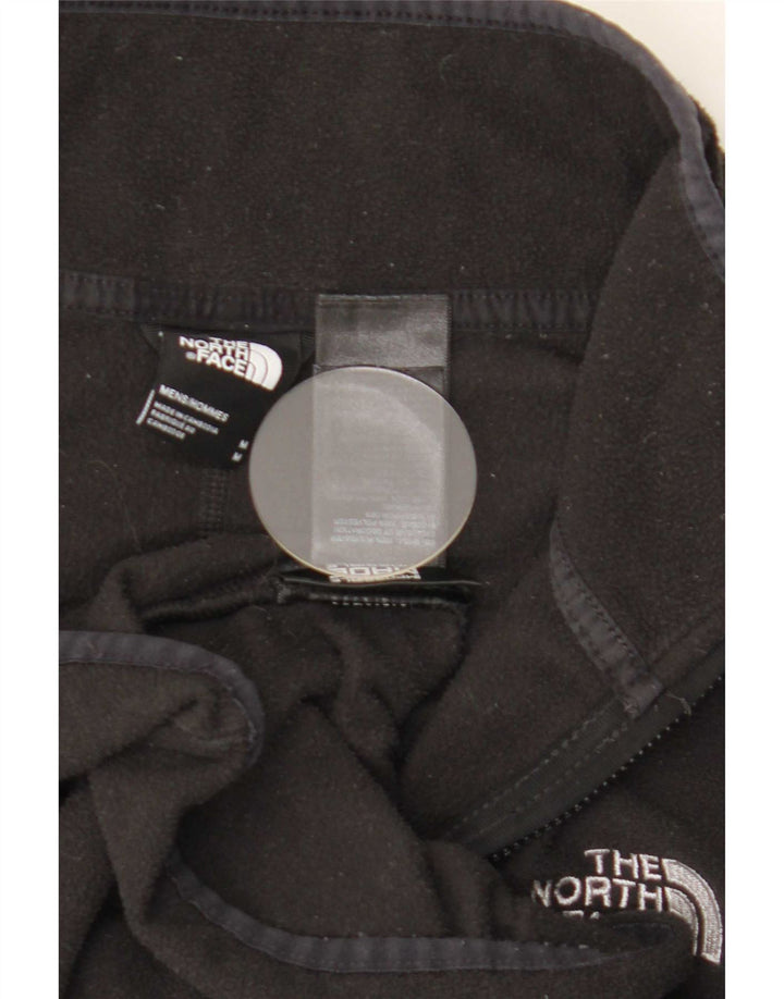 Maglione in pile da uomo The North Face con zip e collo in poliestere nero medio