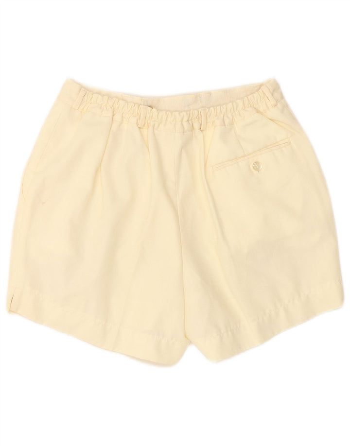 Pantaloncini chino da donna VINTAGE W26 piccoli bianco sporco