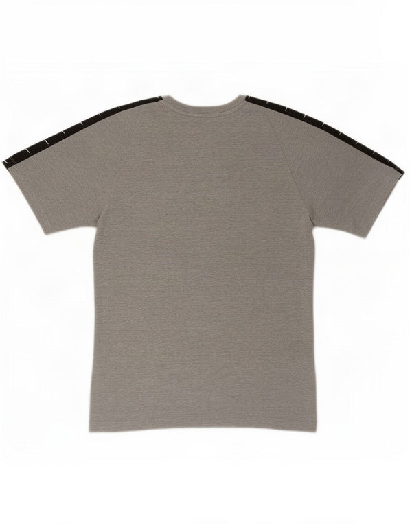 T-shirt grafica da uomo Nike Top Small in cotone color block grigio