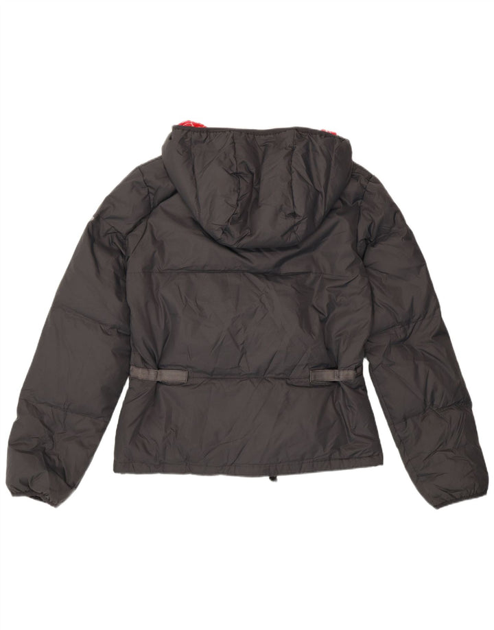 Giacca imbottita ampia con cappuccio da donna Roxy UK 3 XS nera in poliammide