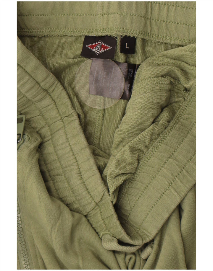 Pantaloni da tuta cargo da uomo Bear, pantaloni da jogging, grandi, in cotone kaki