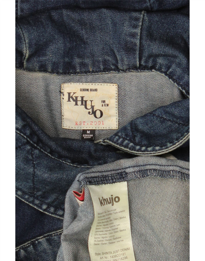 Montgomery con cappuccio da donna KHUJO UK 14 medio cotone blu navy