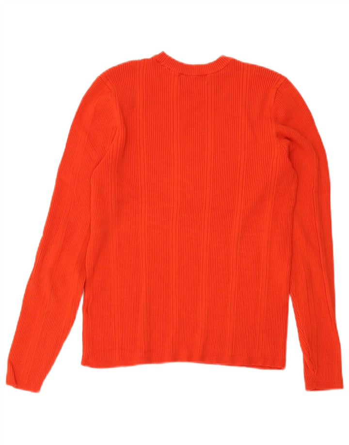 Maglione girocollo corto da donna Marks & Spencer UK 14 rosso medio