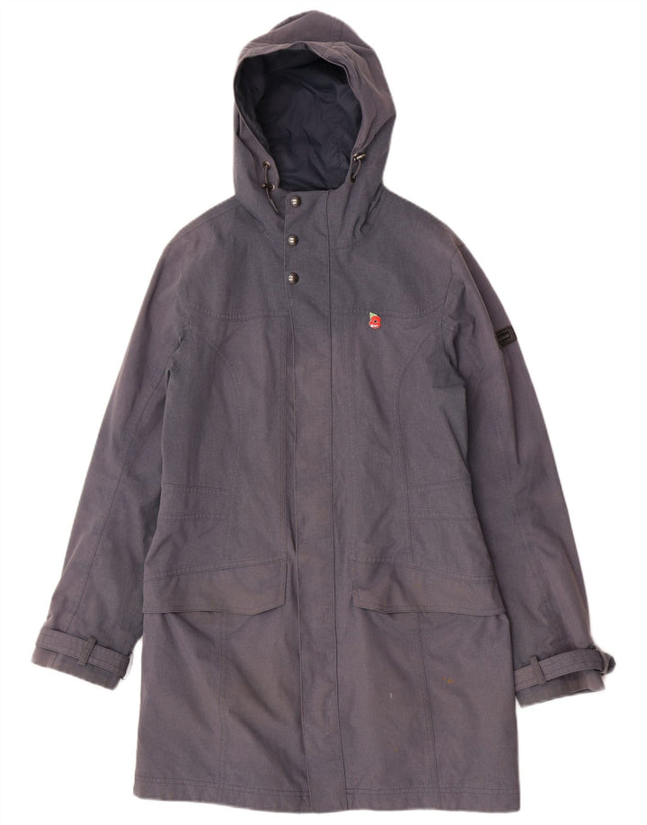 Impermeabile con cappuccio da donna Berghaus UK 12 blu medio in poliammide