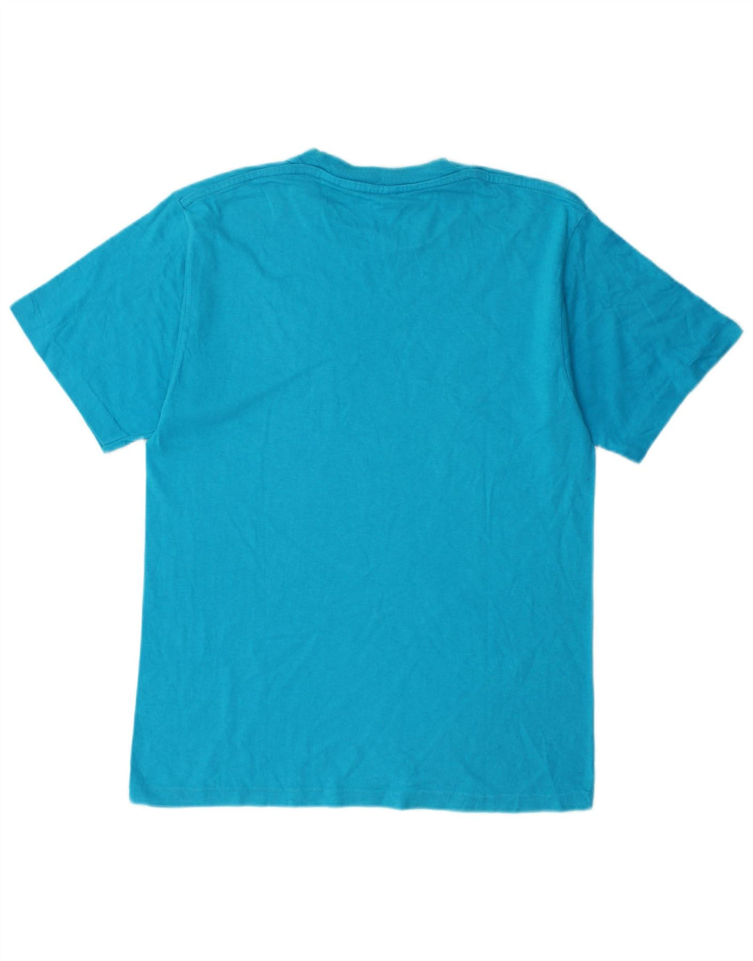 T-shirt grafica da uomo Champion Top in cotone blu medio