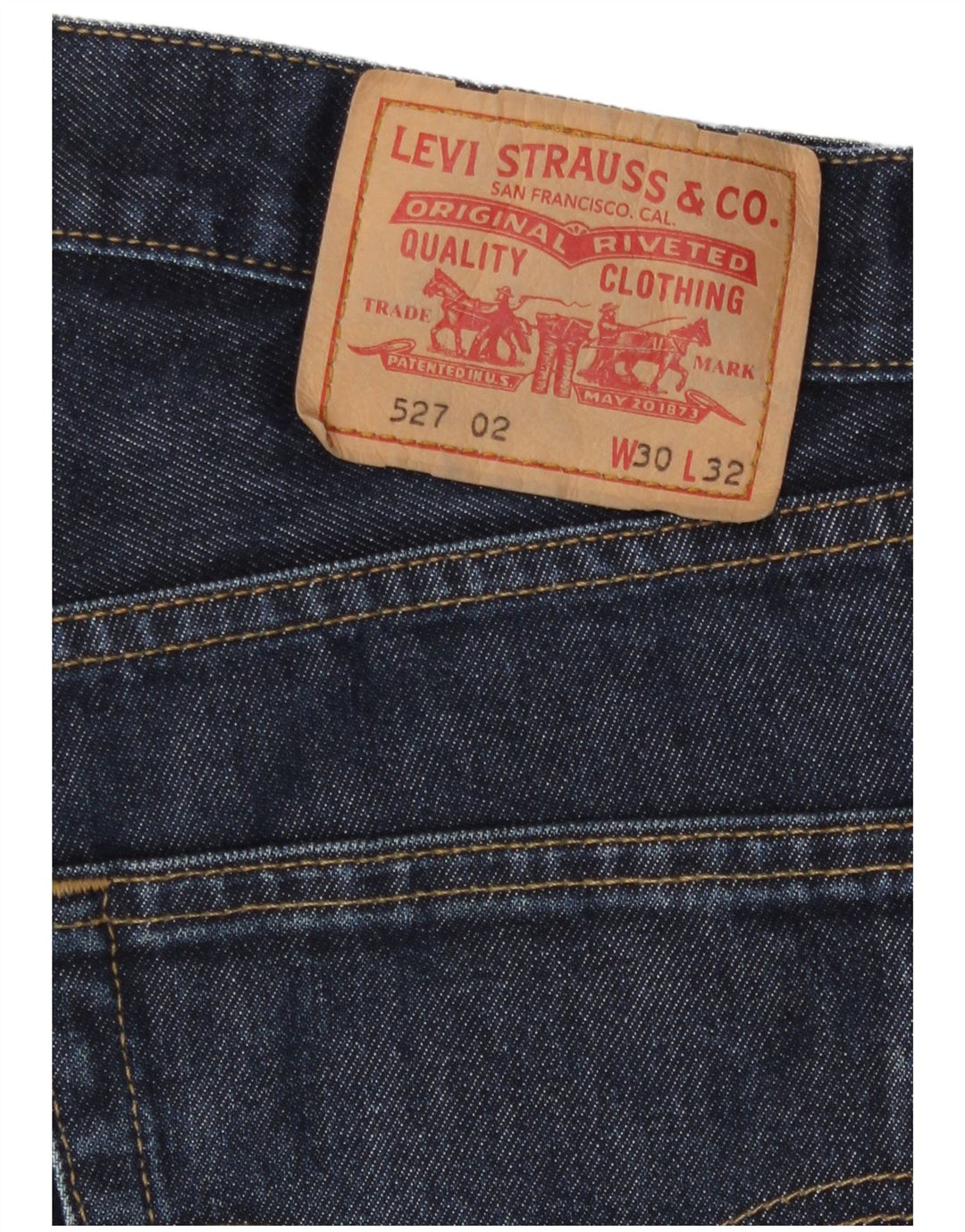 Jeans Levi's Uomo 527 Bootcut W30 L26 Blu Navy