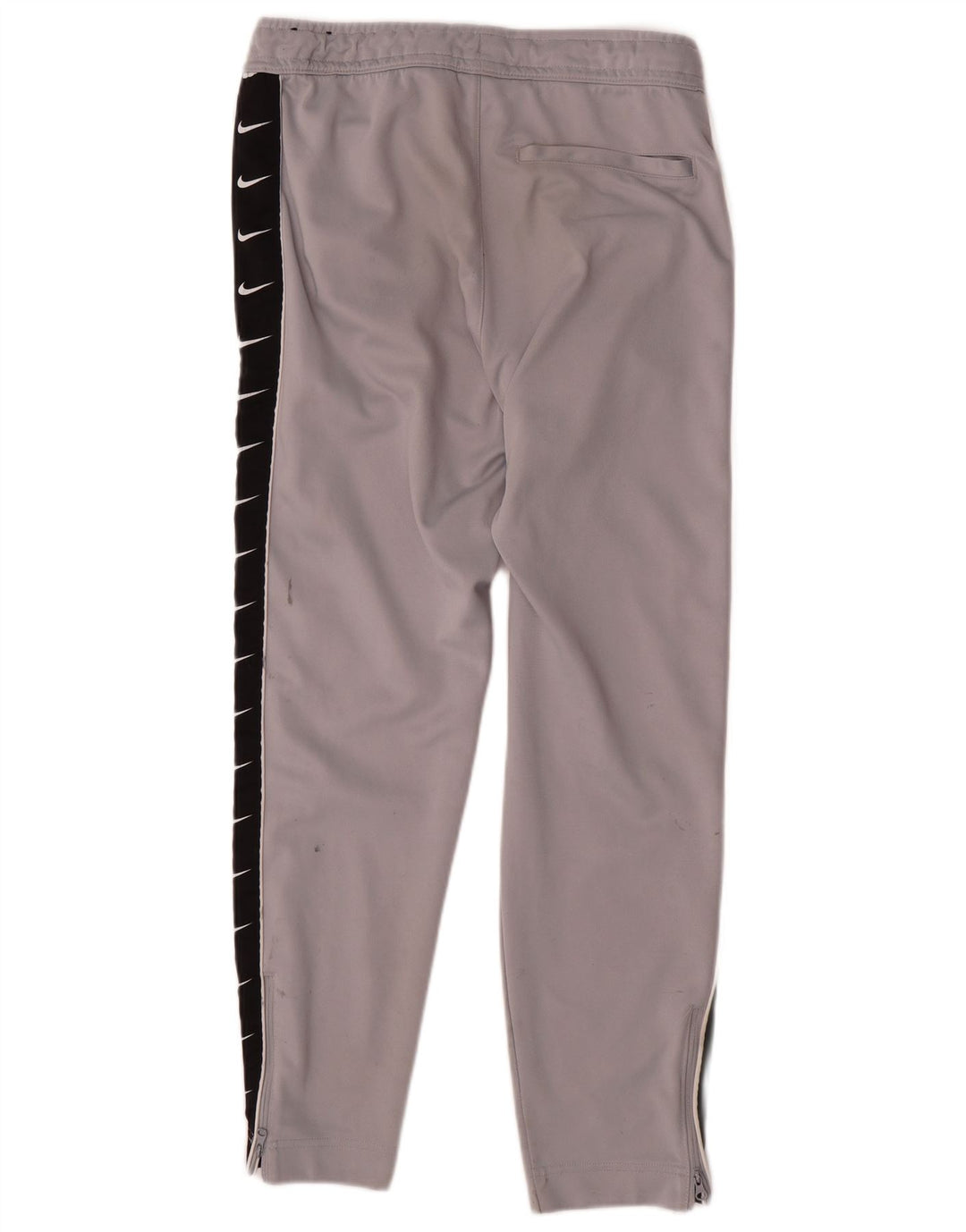 Pantaloni da tuta con grafica NIKE da uomo Small in poliestere color block grigio