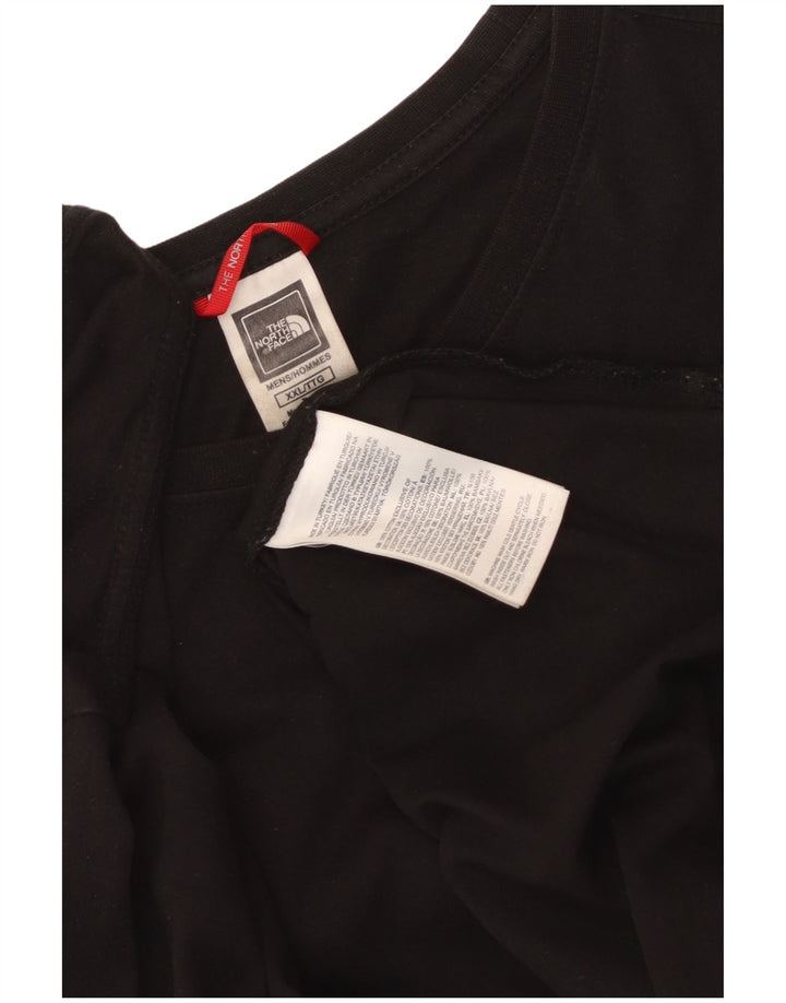 Top da uomo a manica lunga The North Face 2XL cotone nero