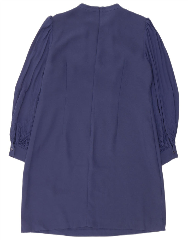 Abito a trapezio a maniche lunghe da donna Hobbs UK 16 Large in poliestere blu navy