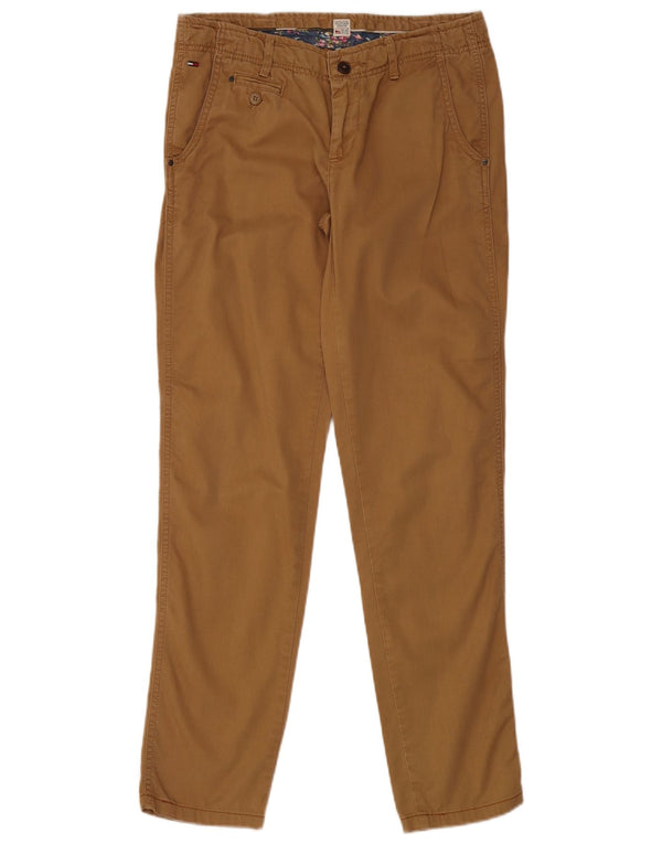 Pantaloni chino slim fit da uomo Tommy Hilfiger W28 L34 cotone beige