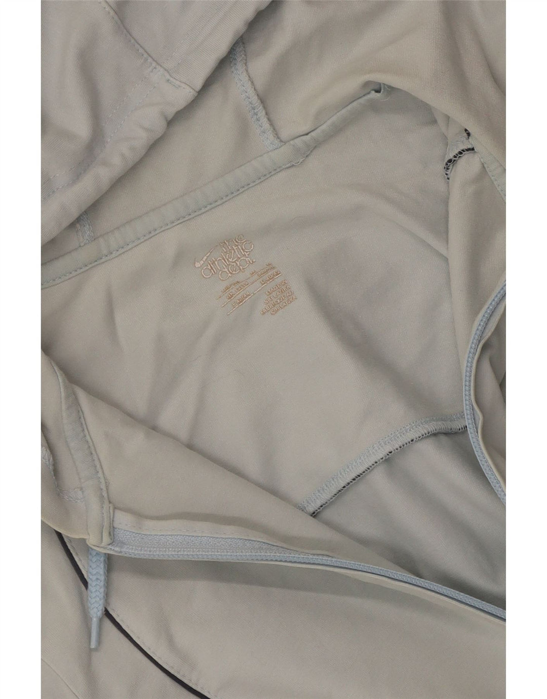 Felpa con cappuccio e zip da donna Nike UK 12/14 Blu medio