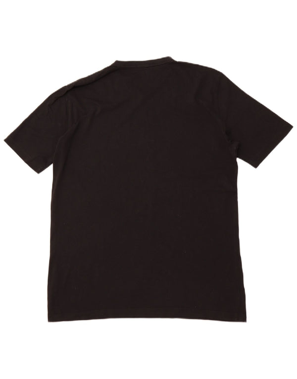 T-shirt da uomo HUGO BOSS Top grande in cotone nero