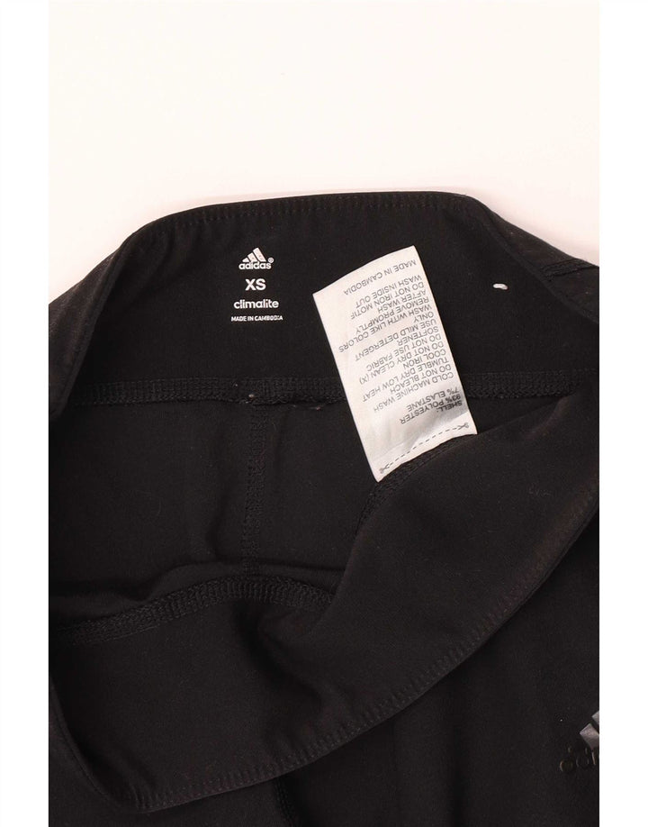 Leggings Adidas Climalite da donna UK 4 XS poliestere nero