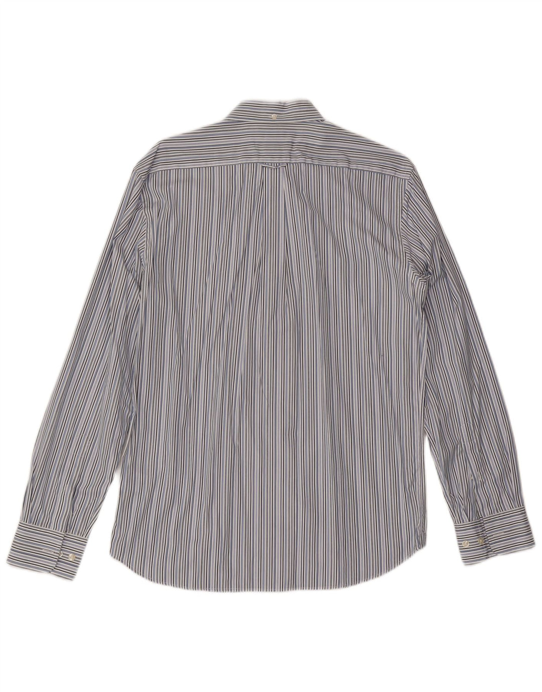 Camicia Club da uomo Faconnable in cotone a righe blu medio