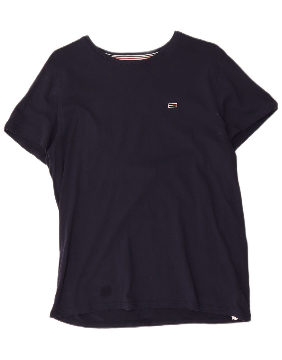T-shirt da uomo Tommy Hilfiger Top in cotone blu navy medio