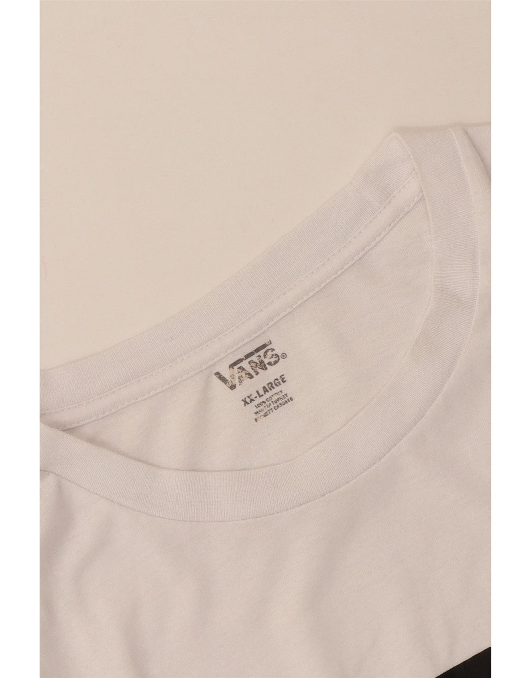 Vans Maglietta grafica da uomo a maniche lunghe 2XL Cotone bianco