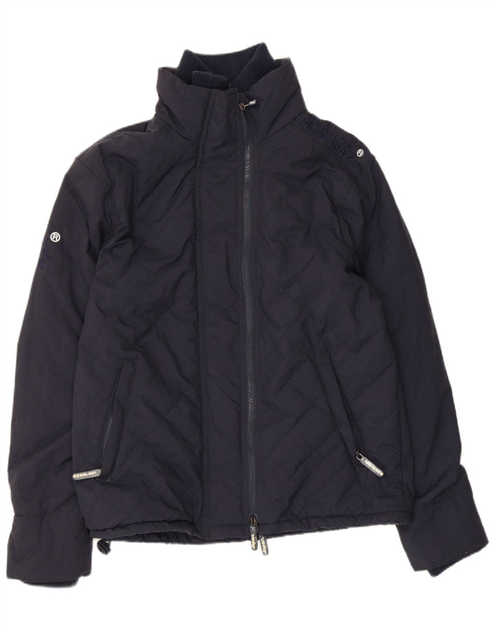Giacca a vento trapuntata da uomo Superdry Windcheater UK 38 medio blu navy