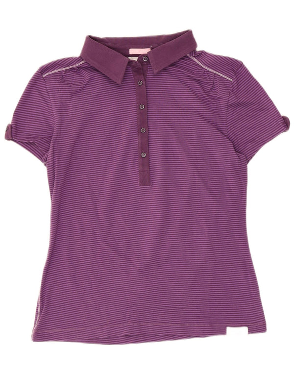 Polo Champion da donna Heritage Fit UK 18 XL viola gessato