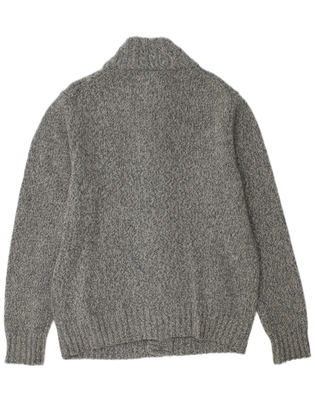 Maglione cardigan da uomo McNeal XL Lana d'agnello screziata grigia