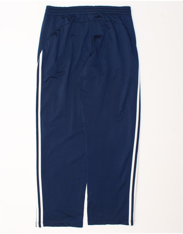 Pantaloni da tuta da uomo Adidas Large in poliestere blu navy