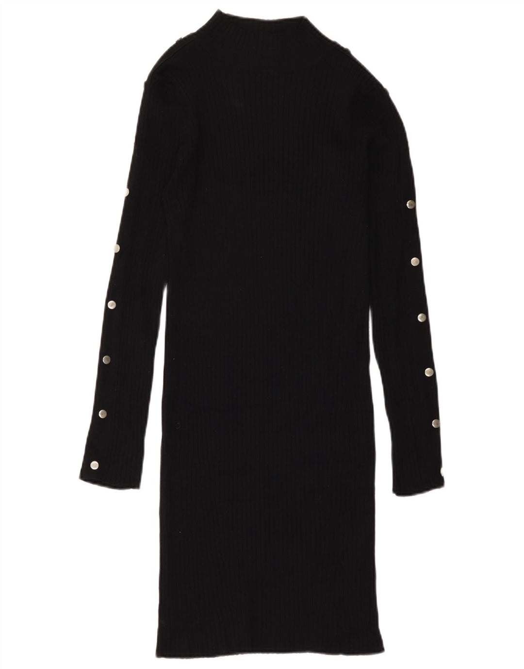 Abito maglione Zara da donna UK 12 viscosa nera media