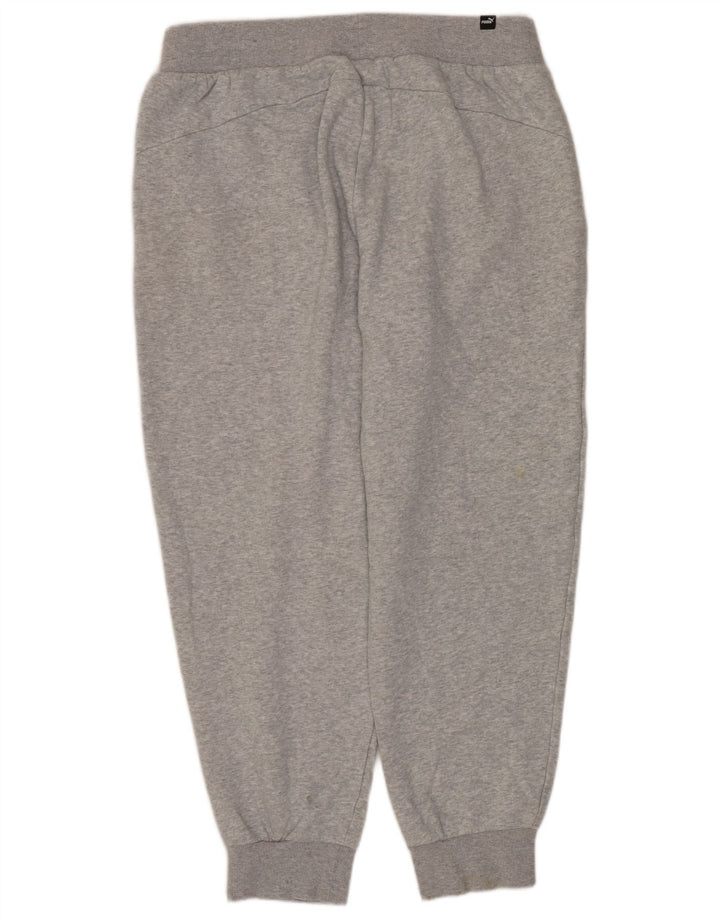 Pantaloni da tuta da uomo Puma Joggers grandi in poliestere chiazzato grigio