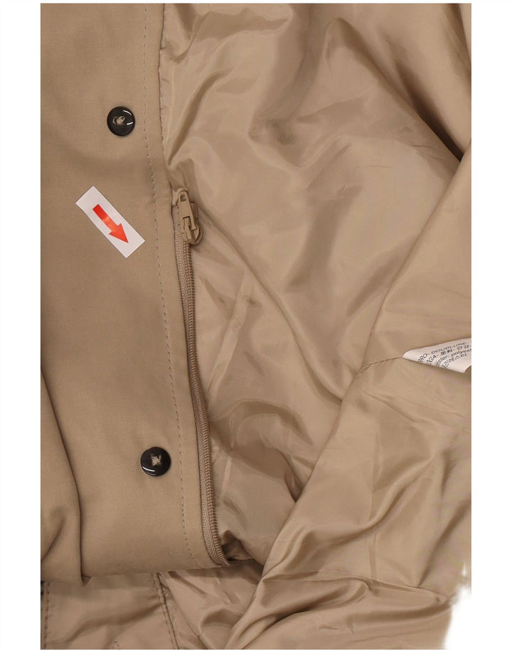 Trench da uomo Zara UK 38 Poliestere beige medio