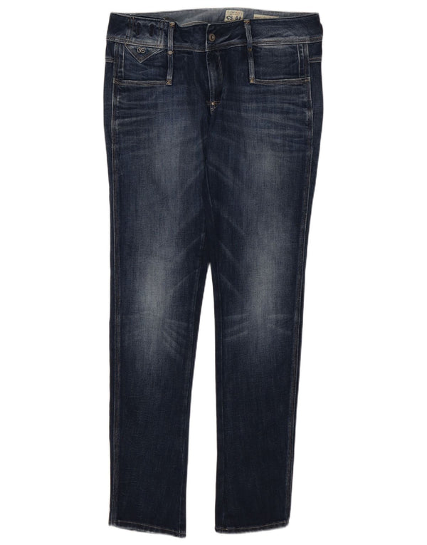 Jeans slim G-Star da donna 3301 W32 L32 cotone blu navy