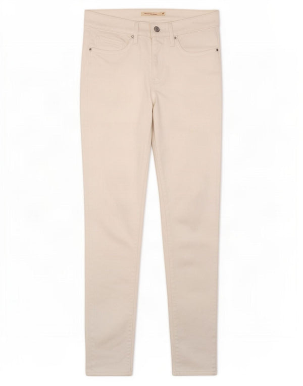 Levi's Donna 311 Shaping Skinny Jeans W27 L32 Cotone Bianco