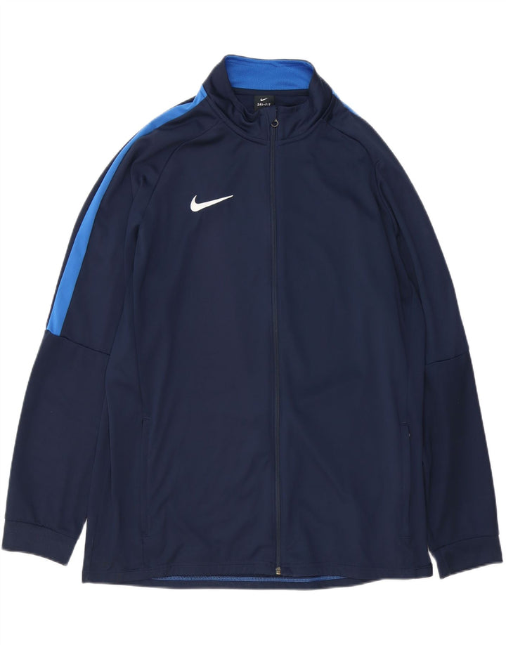 Giacca da tuta da uomo Nike Dri Fit 2XL poliestere color block blu navy