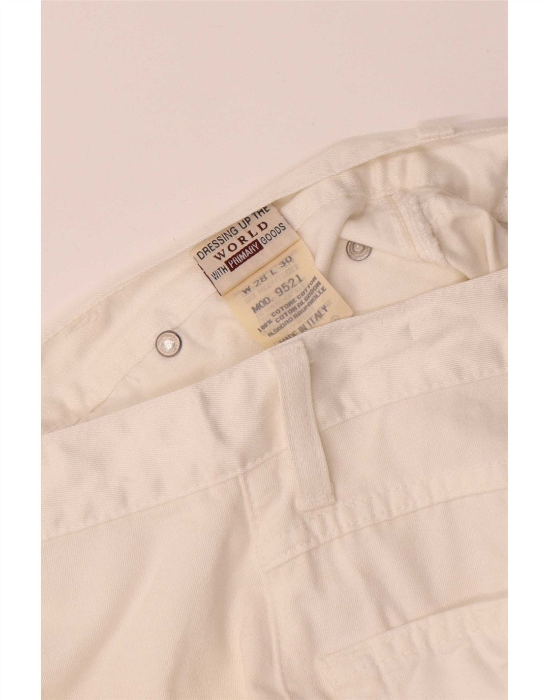 Jeans dritti da donna Rifle W28 L30 cotone bianco