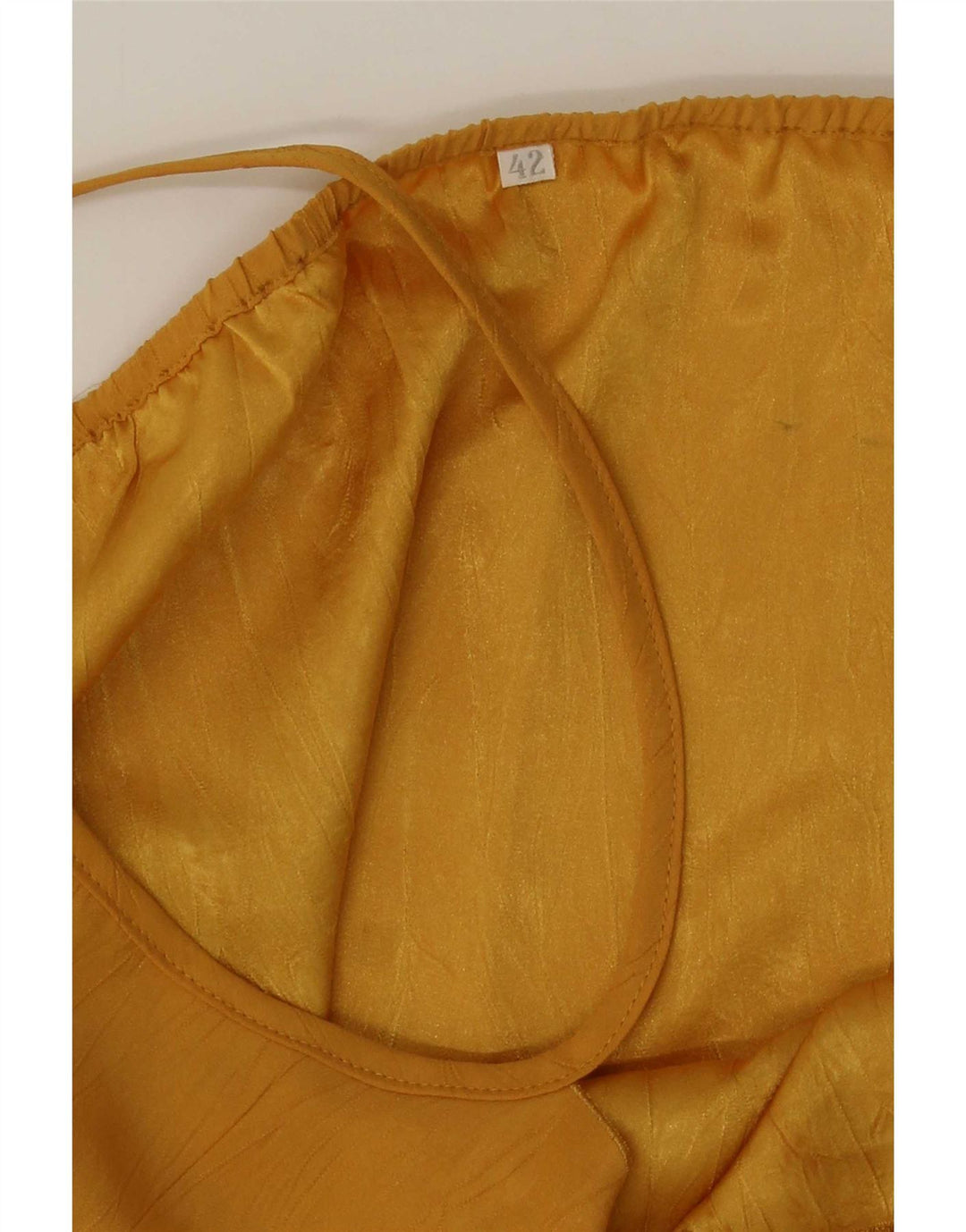 Canotta vintage da donna IT 42 giallo medio