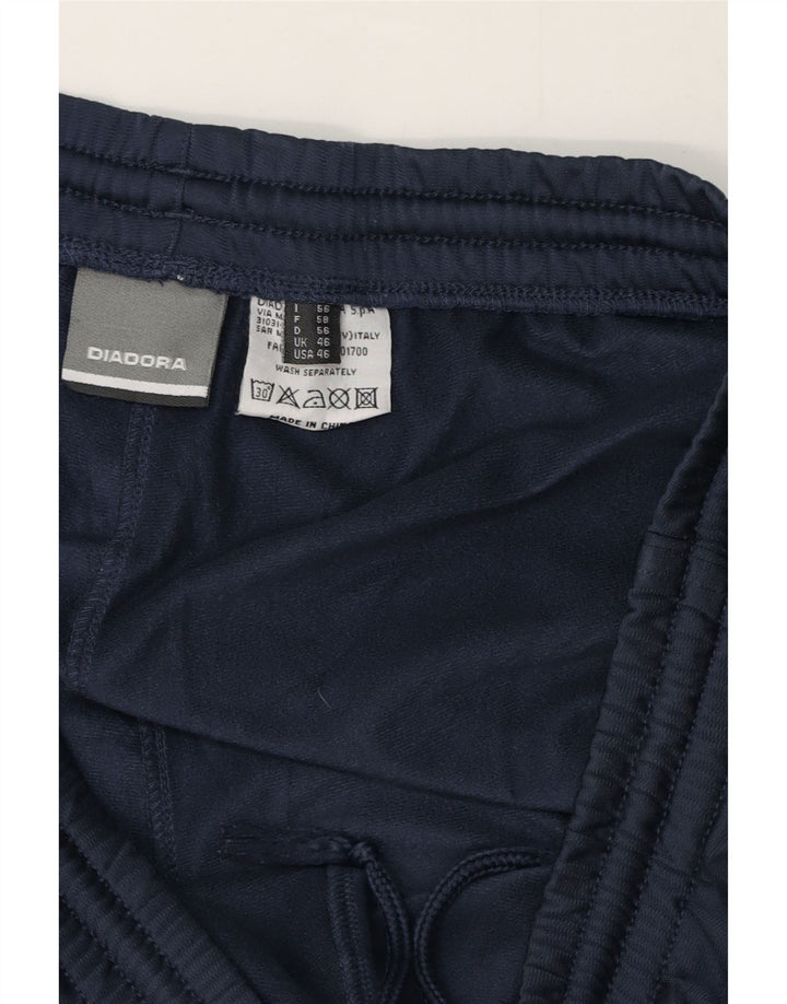 Pantaloni da tuta da uomo Diadora UK 46 2XL Poliestere blu navy