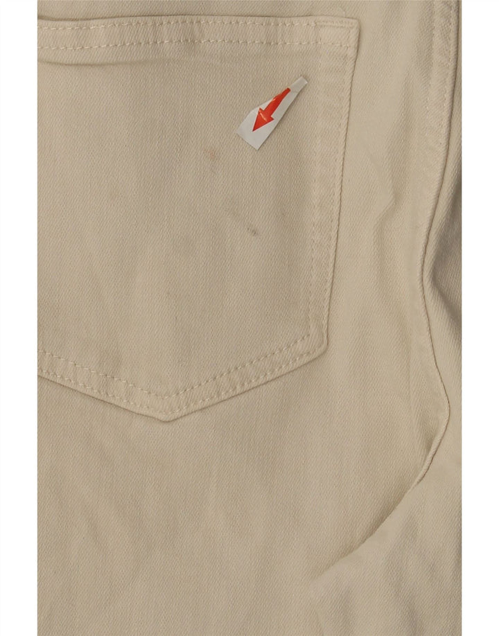 Jeans slim fit rilassati da donna Marks & Spencer UK 12 medio W30 L26 Beige