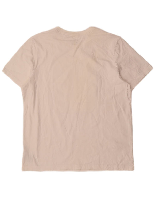T-shirt grafica da uomo Nike Top XL in cotone bianco