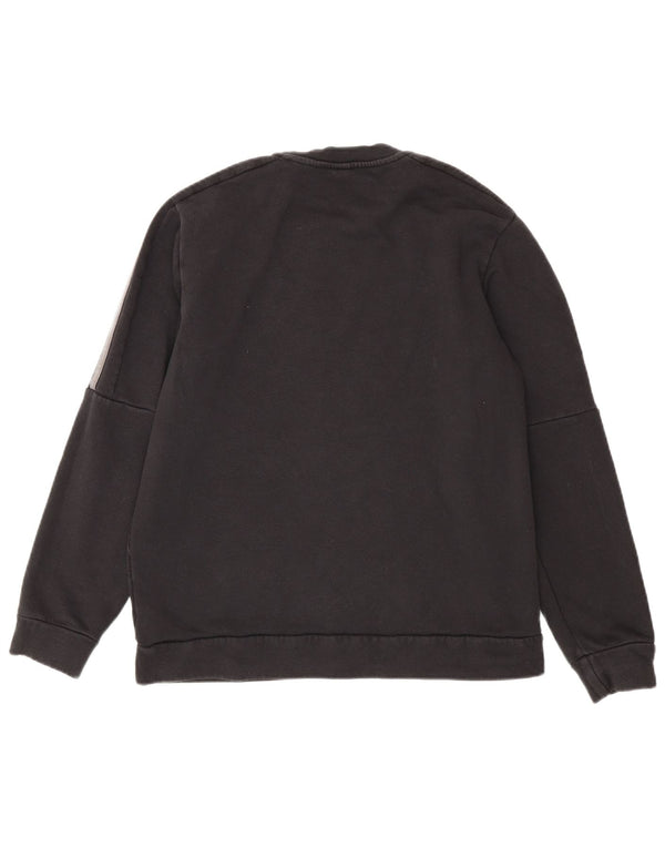 Felpa Adidas Uomo Maglione Medio Nero Cotone