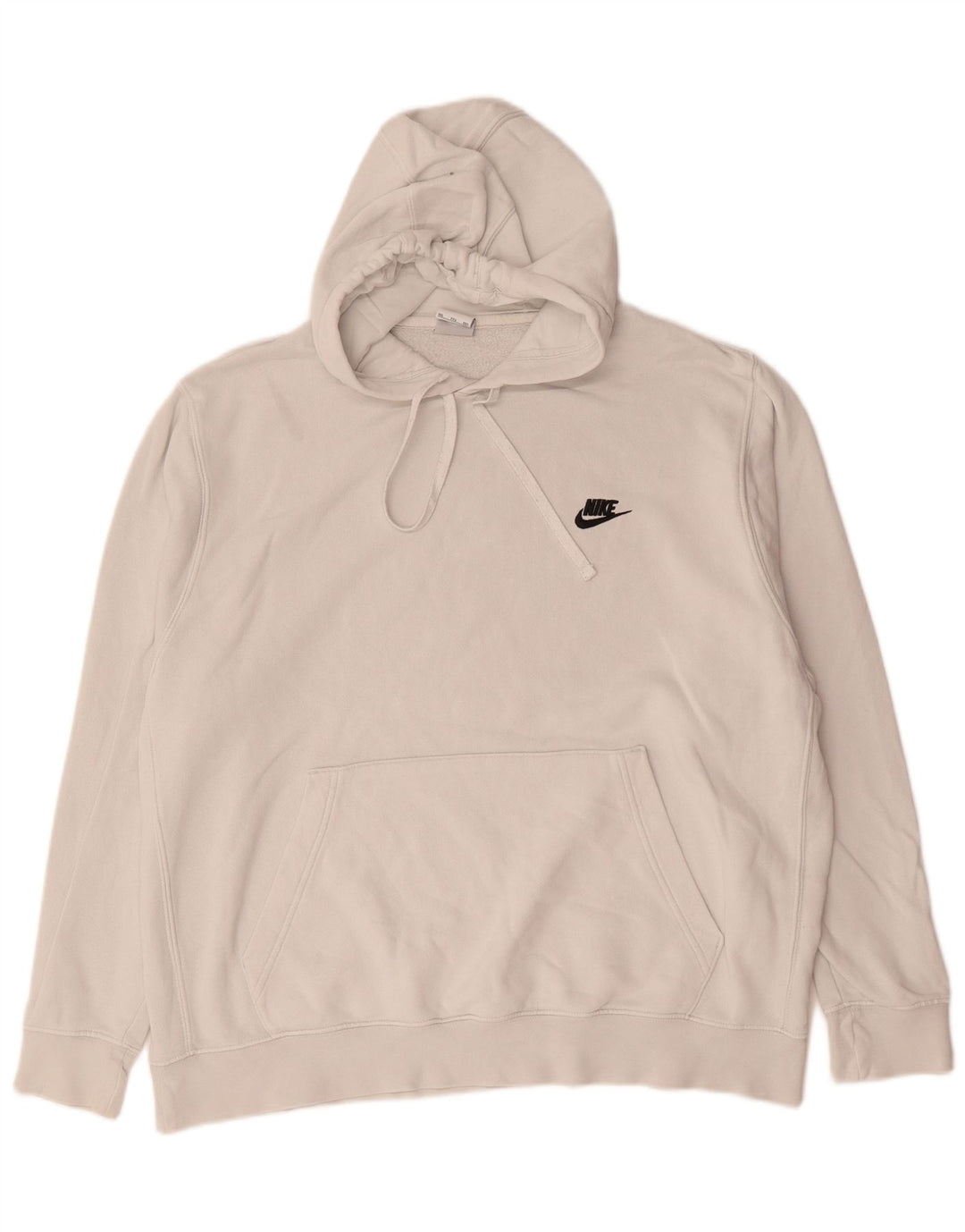 Felpa con cappuccio da uomo Nike 2XL cotone bianco