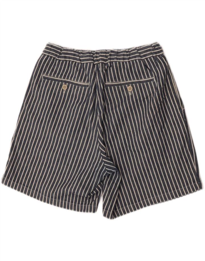 Pantaloncini sportivi da uomo Zara medi a righe blu navy