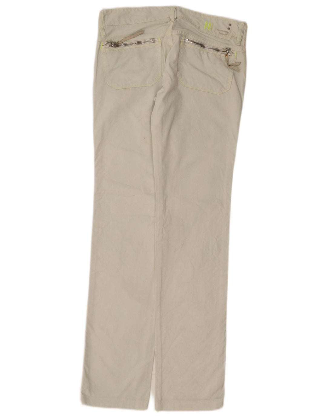 Jeans slim da donna Diesel W27 L31 cotone bianco