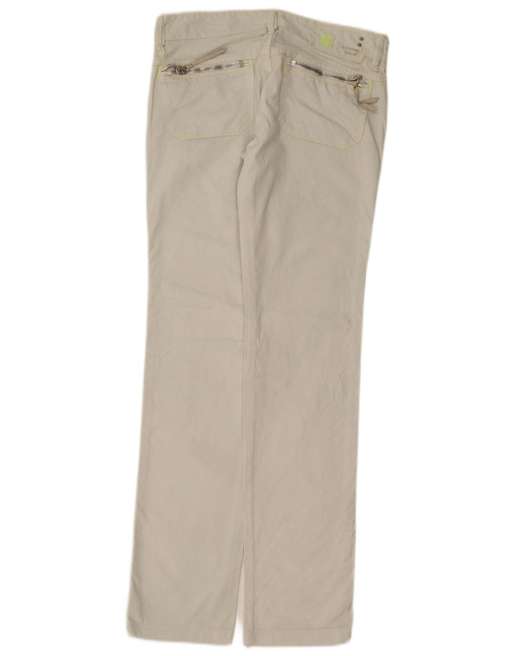 Jeans slim da donna Diesel W27 L31 cotone bianco
