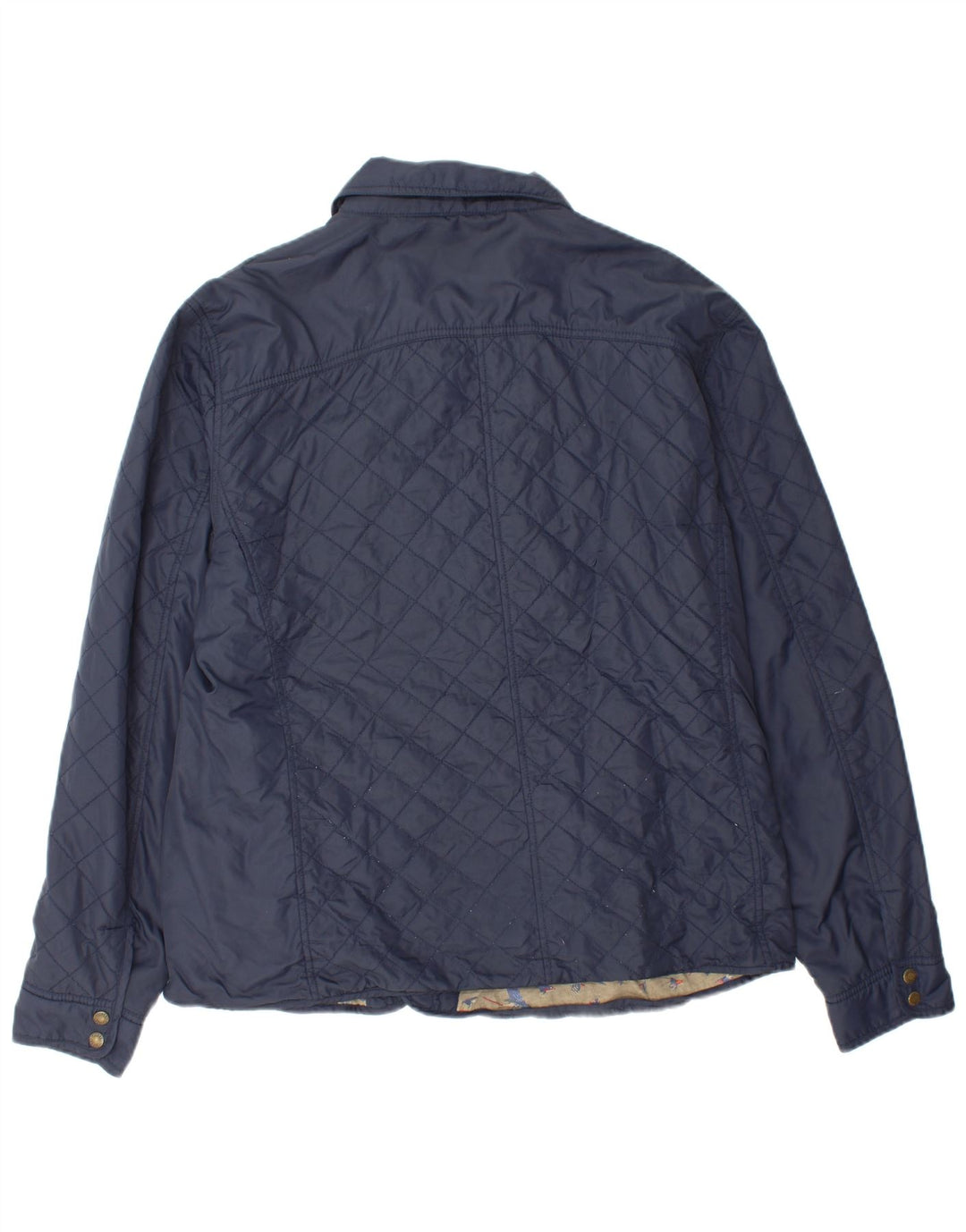 JOULES Giacca trapuntata da uomo UK 40 Large Blu Navy in poliammide