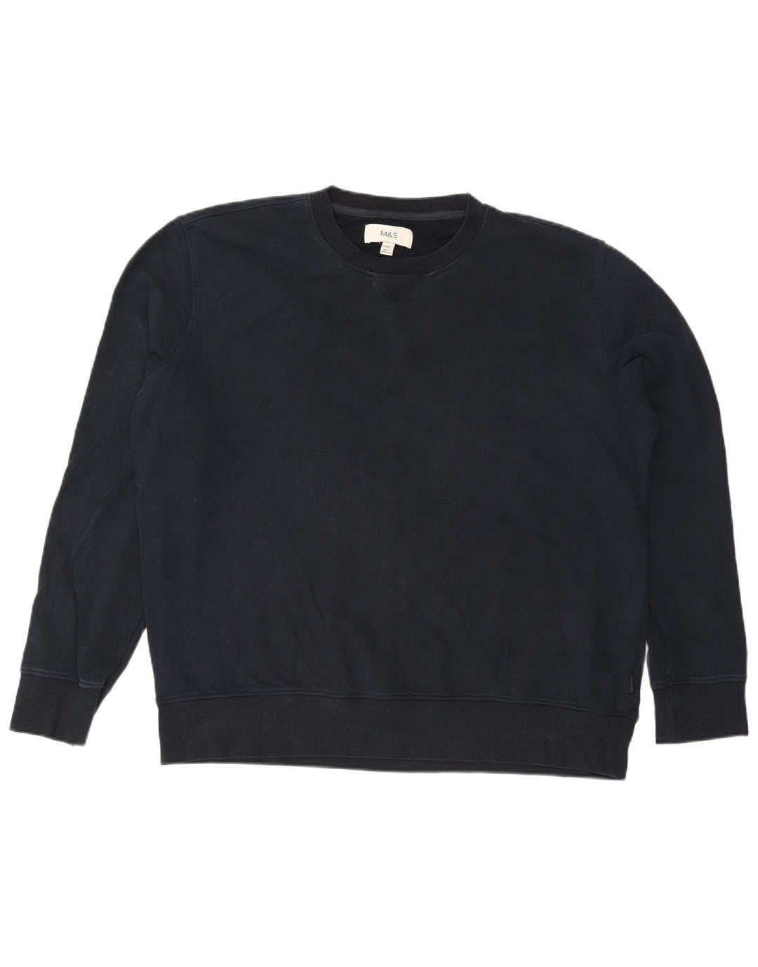 Felpa da uomo Marks & Spencer 2XL cotone blu navy