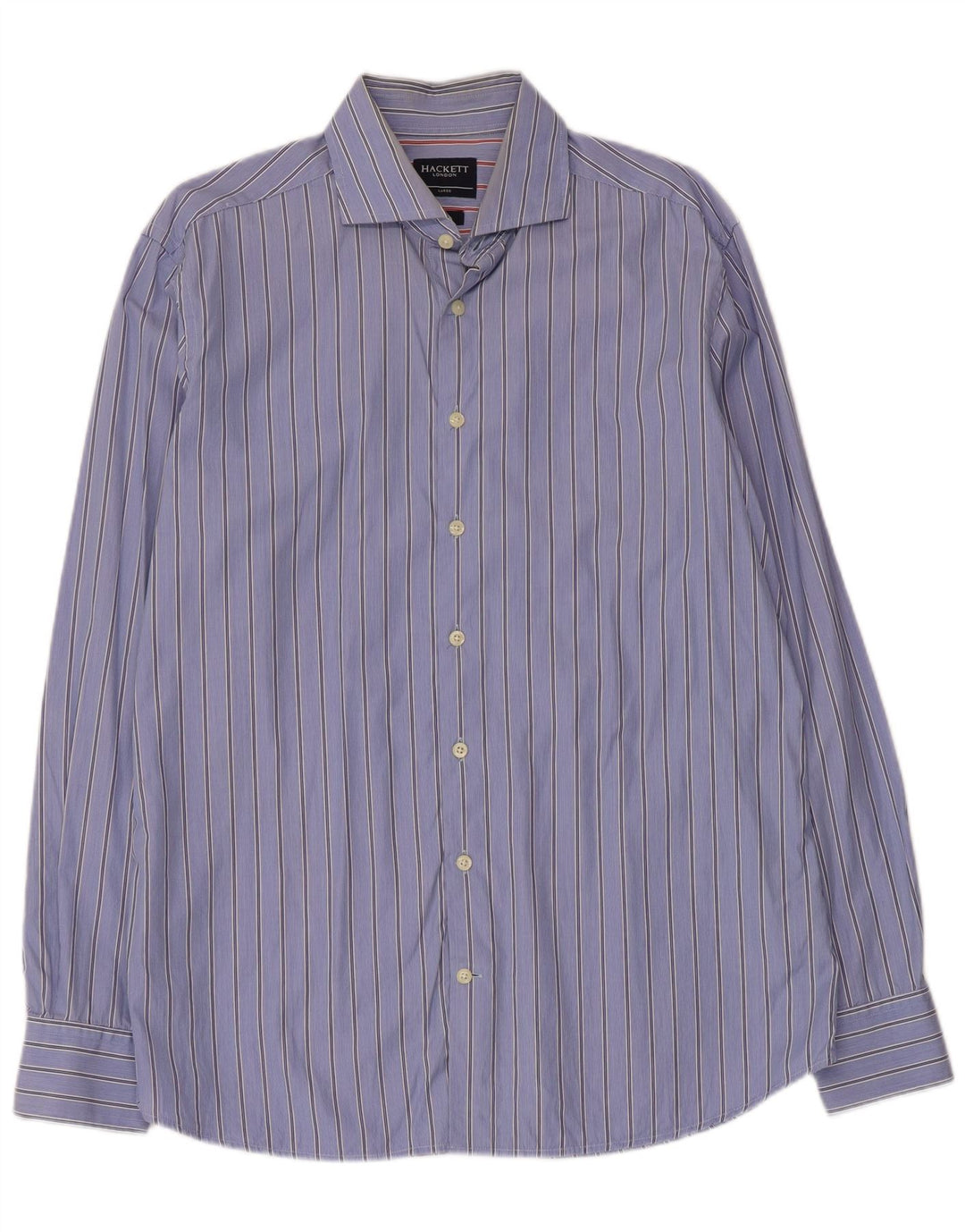 Camicia Hackett da uomo slim fit in cotone a righe grandi blu