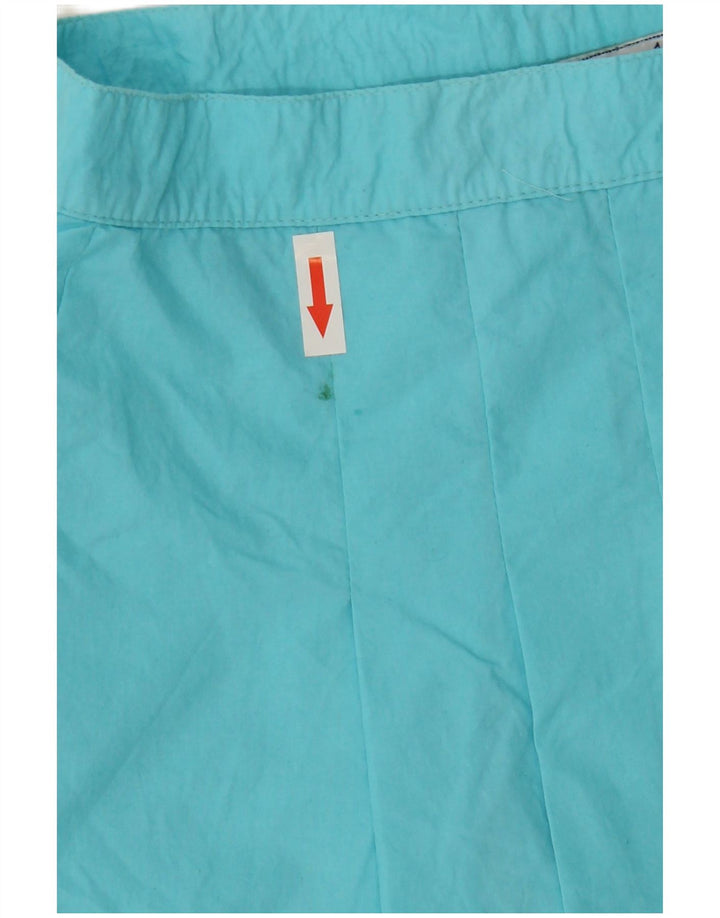 Minigonna a pieghe da donna Sergio Tacchini W28 in cotone blu medio