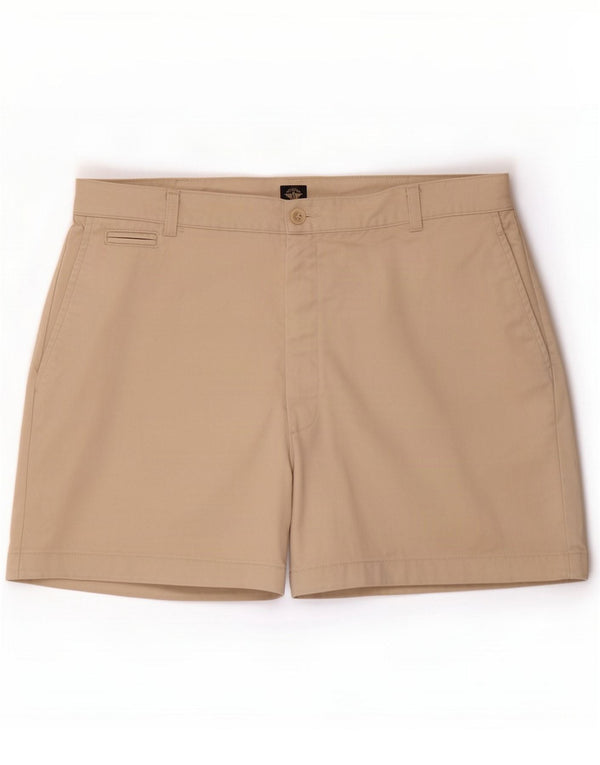 Dockers Pantaloncini chino a vita alta da donna US 16 2XL W32 Cotone beige