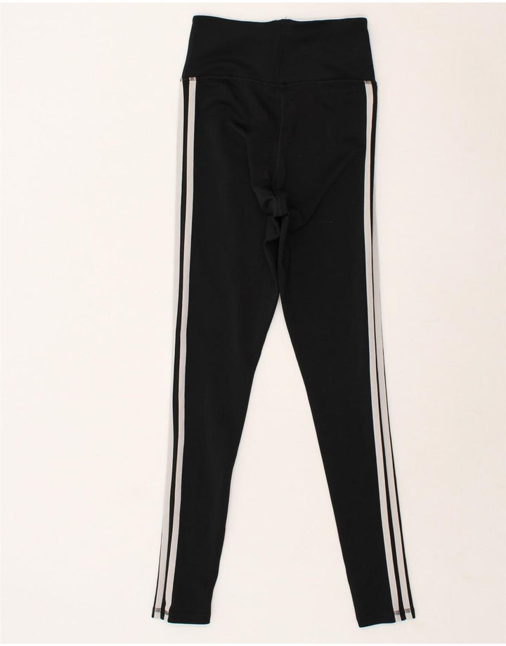 ADIDAS Womens Climalite Leggings UK 4/6 XS Black | Vintage Adidas | Thrift | Second-Hand Adidas | Used Clothing | Messina Hembry 