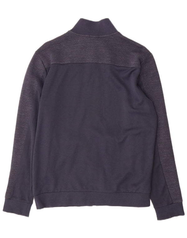 Giacca da tuta da donna con vestibilità regolare Hugo Boss UK 16 Large Blu Navy