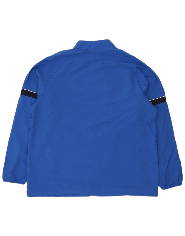 Giacca da ginnastica grafica da uomo Nike 2XL poliestere a righe blu