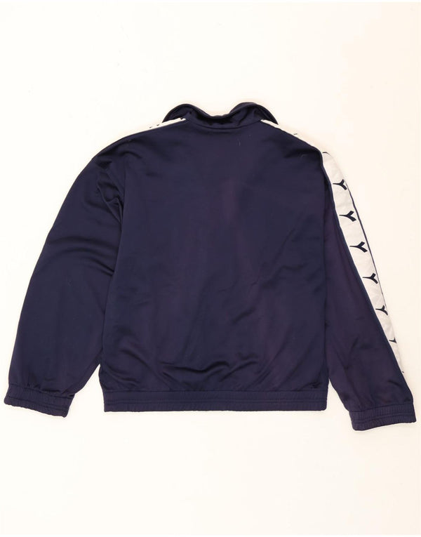 Giacca da tuta grafica da uomo Diadora UK 32 2XS Blu Navy Colourblock